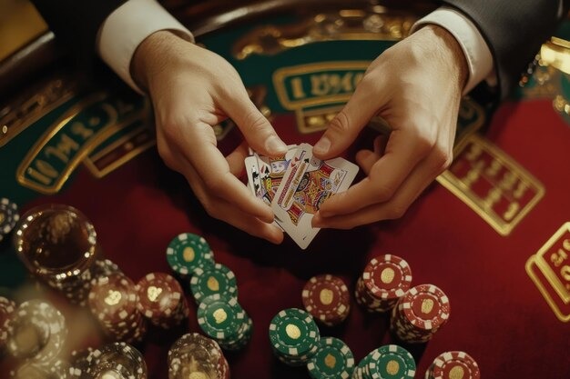 Hot Pot mobile interface showing betting controls and dealer view